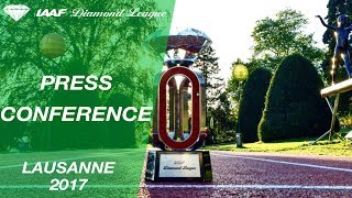 Lausanne 2017 Press Conference  IAAF Diamond League [upl. by Luna]