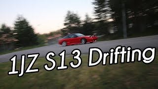 Driftar med min 1JZ S13  VLOGG 435 [upl. by Ahsillek]