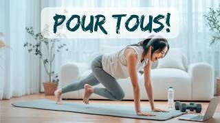 Marche sur place à 4 pattes un exercice pour des muscles plus forts triceps et abdos [upl. by Yenatirb293]