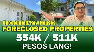 554K at 511K FORECLOSED PROPERTIES  PAGIBIG ACQUIRED ASSETS ROW HOUSES  gineerbens [upl. by Asila]