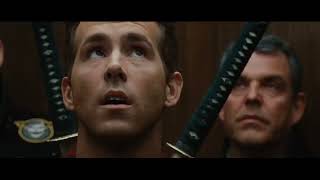 Wade Wilson Deadpool Deflecting Bullets Scene X Men Origins Wolverine 2009 Movie [upl. by Kant]