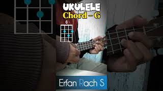 Basic 4 String Ukulele Chords  Chord G [upl. by Wrdna]