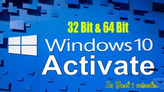 Activate Windows 10 Pro 64 bit  Windows 10 Pro Activation [upl. by Akehsay]