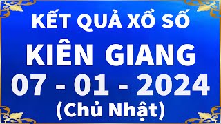 Xổ số Kiên Giang ngày 7 tháng 1  XSKG 71  XS Kiên Giang  Xổ số kiến thiết Kiên Giang hôm nay [upl. by Nyrrek111]