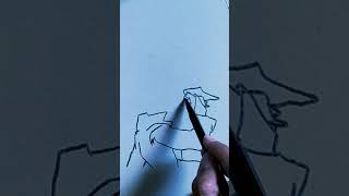 Free Hand Drawing art artist drawing viralvideo sketch trending [upl. by Ssirk]