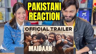 Pakistani Reaction On Maidaan Trailer  Ajay Devgn  Amit Sharma  Boney K  AR Rahman [upl. by Nimra902]