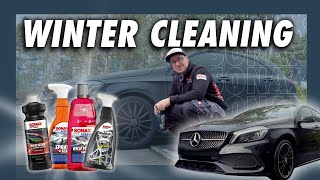 How to quickly clean your car during winter  remove salt and dirt easily  tips and tricks [upl. by Atsok]