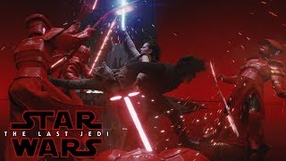 Snokes death  Rey amp Kylo Ren vs Praetorian Guards Canon [upl. by Animar]