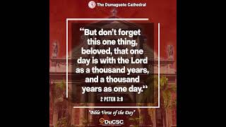 Bible Verse of the Day  2 Peter 38 bibleverseoftheday  dioceseofdumaguete dumaguetecathedral [upl. by Clorinde]