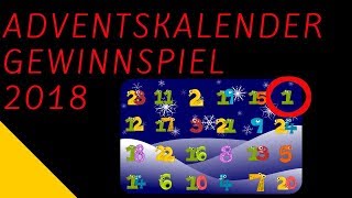 Türchen 1  Adventskalender Gewinnspiel 2018  24 gute Taten [upl. by Baumbaugh679]