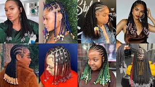 New amp Latest Braiding Hair Hairstyles For Black Women  braidshairstyles [upl. by Sitof]