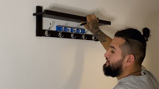 How To Install A Coat Rack On The Wall [upl. by Snider684]