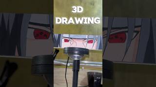 I Spent 100 Hours 3D Drawing Itachi Uchiha [upl. by Ycnalc111]