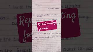 Report writing formatnow never take tension if you would like to write a report quickstartguide [upl. by Esinert]