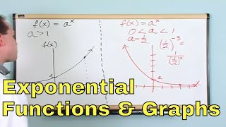 Exponential Functions Exponential Graphs Growth amp Decay  2 [upl. by Zeni728]