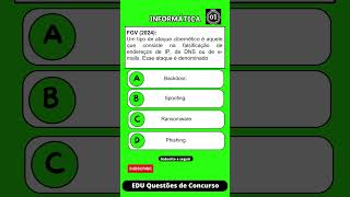 INFORMÁTICA para CONCURSOS PÚBLICOS shorts informaticaparaconcurso [upl. by Akers]