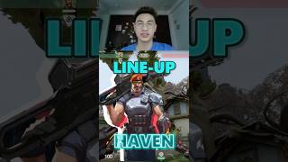 Lineup Brimstone Haven ✅ lieutenant2k3 valorant valorantclips valoranttutorials [upl. by Adaliah]