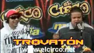 Tiraera en el Trovaton Guelo Star vs Carlos Cordero en El Circo de La Mega [upl. by Rahab]