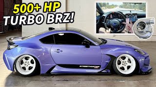 E85 TURBO ‘22 BRZ POV DRIVE Loud Turbo Noises  Open DumpWastegate [upl. by Cimbura]