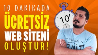 KOLAYCA ÜCRETSİZ WEB SİTENİ KUR  Ücretsiz site nasıl kurulur [upl. by Frasier379]