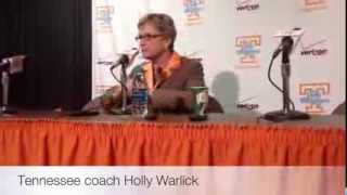 Holly Warlick on the Lady Vols 8670 loss to Notre Dame [upl. by Aitercul]