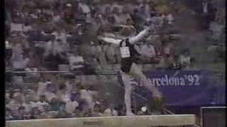 Tatiana Lysenko  1992 Olympics AA  Balance Beam [upl. by Chesnut]