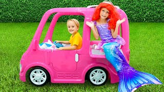 Little Mermaid Adventures for kids with Chris and friends [upl. by Annayram723]