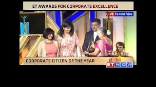 ET Awards 2015 Infosys Foundation Gets The Corporate Citizen Of The Year Award [upl. by Mirilla]