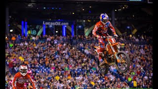 Supercross Rewind 450 Main Event  Indianapolis 2016 [upl. by Aneej980]