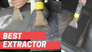 Dirty seats extraction with best extractor KARCHER PUZZI 101 my personal opinion [upl. by Cohberg387]