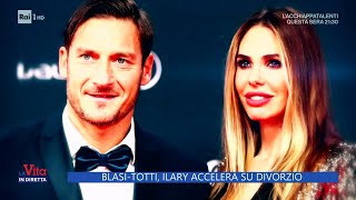 BlasiTotti Ilary accelera su divorzio  La Vita in diretta 31052024 [upl. by Anirec246]