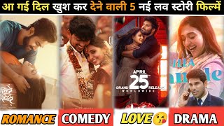 Top 5 New South Indian Love Story Movies  New Love Story Movies  South Movies [upl. by Inge]