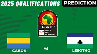 Gabon vs Lesotho Live Stream Africa Cup Of Nations 2025 Qualification Match Commentary Broadcast [upl. by Thorman852]