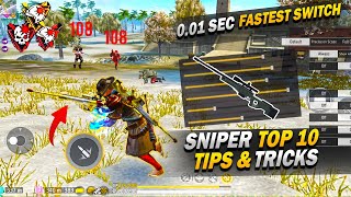 SECRET  SNIPER TRICK amp SETTINGS ⚙️ Single  Double AWM Tricks  Free Fire SNIPER PRO Tricks 2024 [upl. by Arramat]