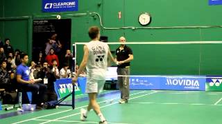 Peter Gade Trick Shots Part 1  ClearOne Badminton Centre [upl. by Nrehtac]