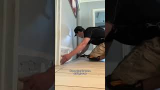 Skirting work carpentry content diy builder woodworking [upl. by Benedick]