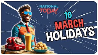 10 EPIC March Holidays You Shouldnt Miss 🎉  National Today [upl. by Minsat931]