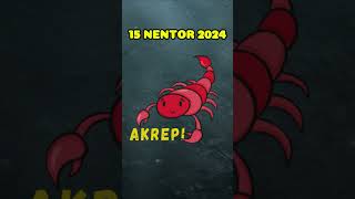 AKREPI  Horoskopi ditor 15 nentor 2024 [upl. by Nalad]