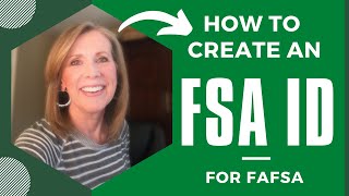 How to Create Your FSA ID  A Step By Step FAFSA Guide for Parents and Students [upl. by Erhart548]