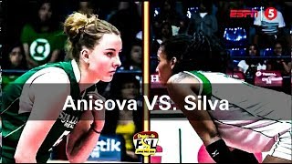 Dana Anisova VS Gyselle Silva showdown amp staredowns [upl. by Vassaux]