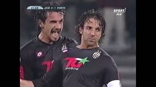 Alessandro Del Piero vs FC Porto  200102 UCL First Group Stage H [upl. by Webb]