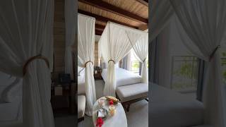 My luxury island hotel suite was MIND BLOWING hotels hotelreview roomtour [upl. by Erle]