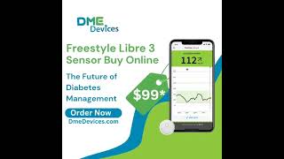 Freestyle Libre 3 Sensor Buy Online cgmdevices dmedevices [upl. by Anivlem]