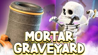 MORTAR GRAVEYARD  CLASH ROYALE [upl. by Ahsiemaj493]