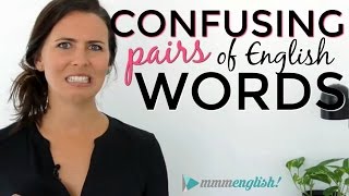 Confusing English Words  Fix Common Vocabulary Mistakes amp Errors [upl. by Adamis]