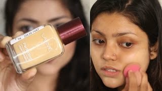 Lakme Perfecting Liquid Foundation Review amp Demo  Affordable Foundation [upl. by Lalita]