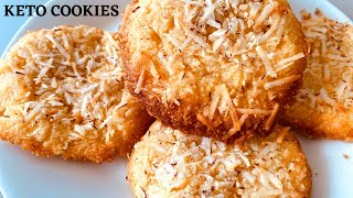 Coconut amp Almond Keto Cookies  keto diet  How to Make Keto Cookies  Almond Cookies [upl. by Llewol]