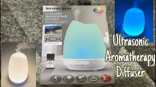 Ultrasonic Aromatherapy Diffuser ll I bought this from Lidl shop ll Finland [upl. by Hairem]