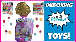 Shopkins Swapkins Event Toys R Us with Golden Kooky Cookie amp Twozies Blind Bags [upl. by Arriaes]