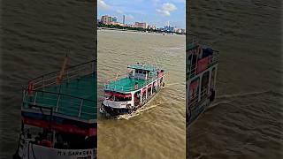 Kolkata Hooghly river and hawrah bridge ❤️kolkata hooghly hawrahbridge youtubeshorts viral [upl. by Yram49]